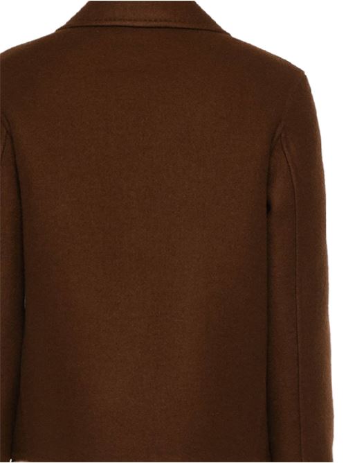 Earth brown virgin wool jacket ERMANNO SCERVINO | D456I301RHNG91241